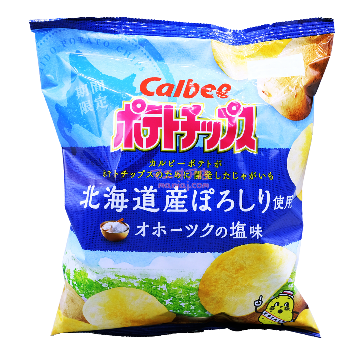 オホーツク海塩ポテトチップス