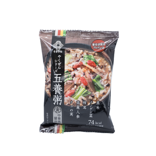 やくぜん Assorted five-yang porridge spinach soymilk flavor