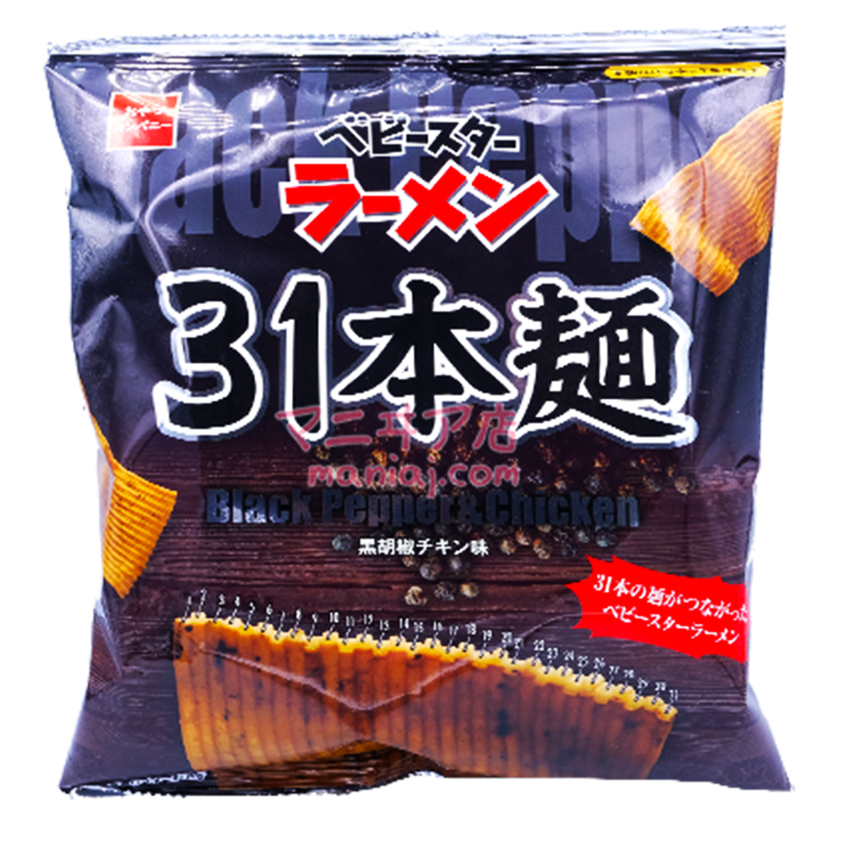 童星點心麵 31條麵黑胡椒雞肉味