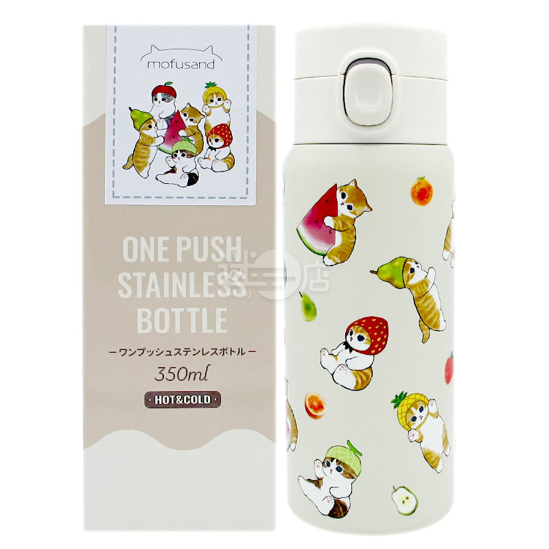 mofusand Fruit Cat One Push Stainless Steel Thermal and Cold Bottle