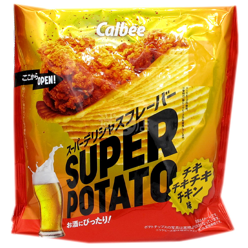 スーパーポテト フライドチキン味のポテトチップス