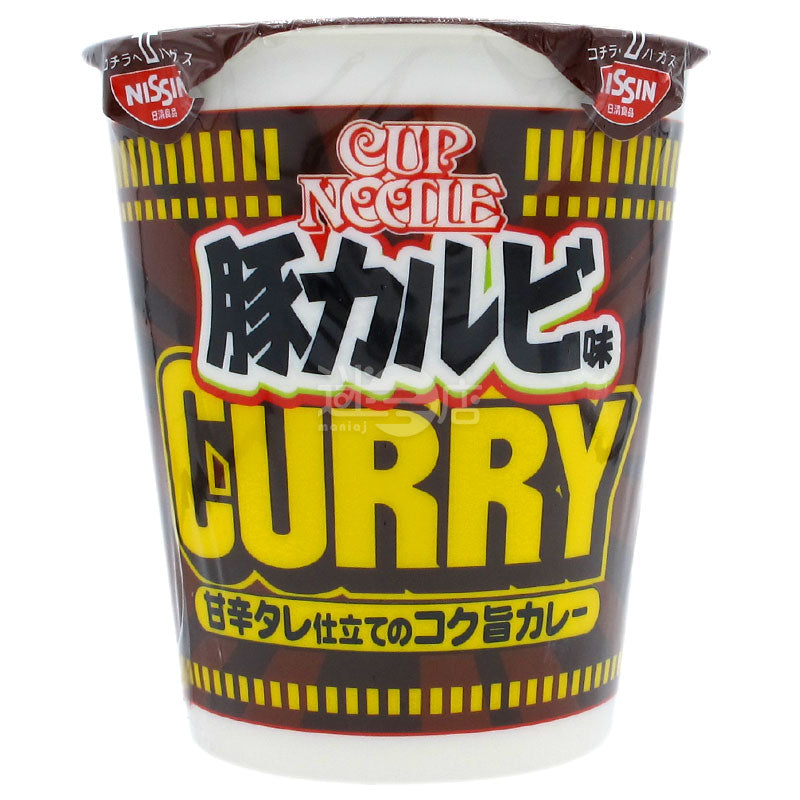 BIG Tasty Korean Grilled Spare Ribs Curry Cup Noodles