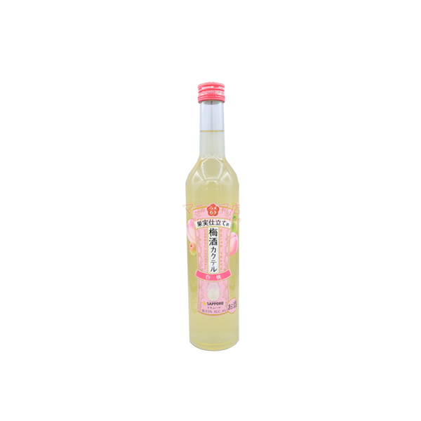 カクテル梅酒 白桃風味 500ml