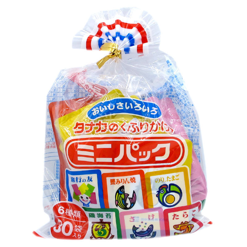 田中飯素 (6種味道:旅行之友、烤鰹味醂、紫菜蛋、磯海苔、鮭魚、鱈魚子)