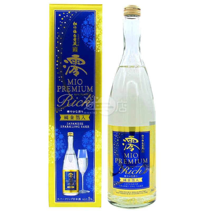 松竹梅白壁蔵「澪」PREMIUM RICH 純金箔氣泡清酒 750ml