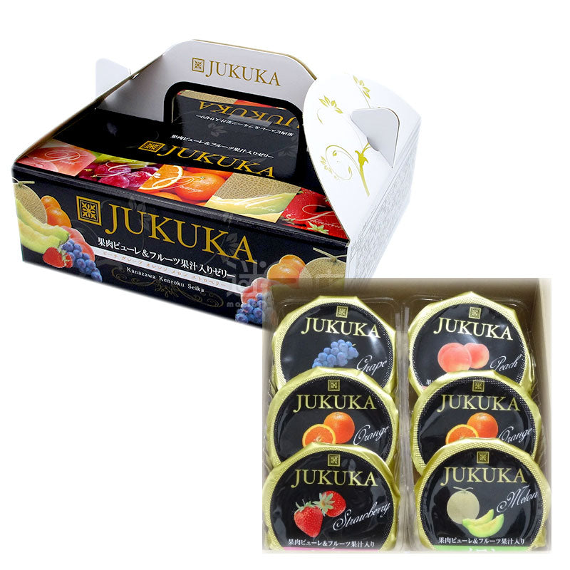 金澤兼六製菓 JUKUKAフルーツゼリー詰合せ 6個入 – 迷日店 maniaj.com