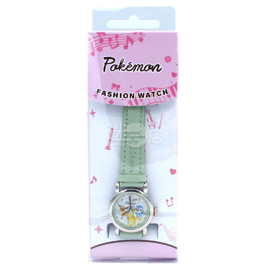 Pokemon 寶可夢 Junior手錶 淺綠色錶帶