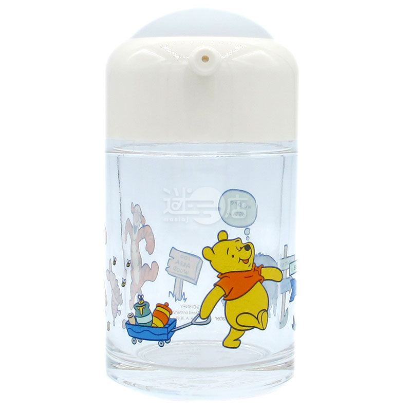Winnie the Pooh Japan-made one-touch transparent leak-proof seasoning container