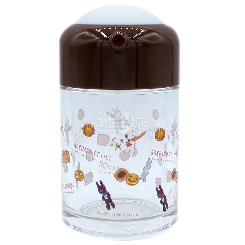 Gaspard et Lisa Japan-made one-touch transparent leak-proof seasoning container