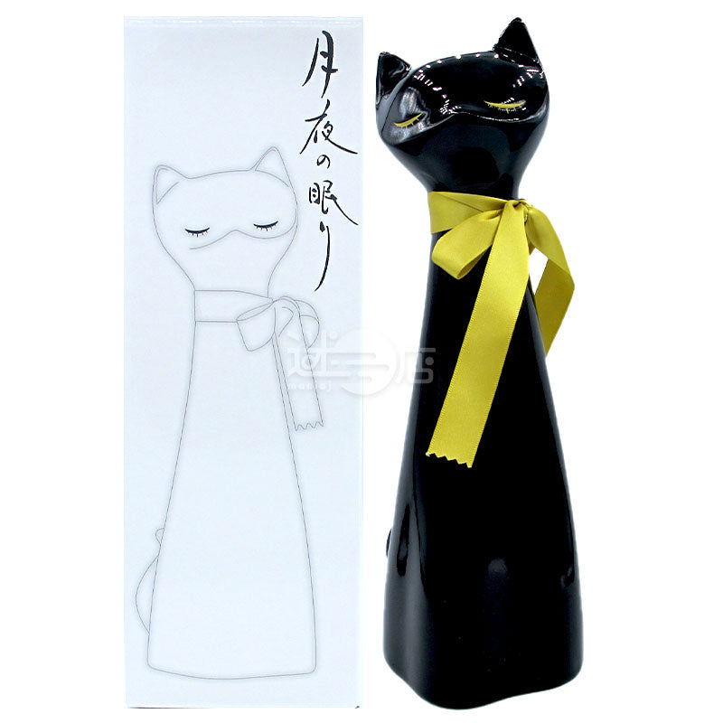 Chiyojuzuki Night Sleep Pure Rice Sake Black Cat Bottle 720ml (Boxed)