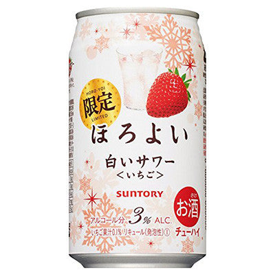 微醉 ほろよい 白色sour 士多啤梨味 (一箱 24罐)