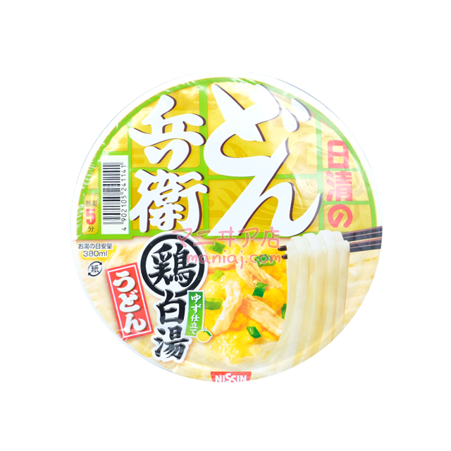 日清兵衛麵 柚子雞白湯烏冬