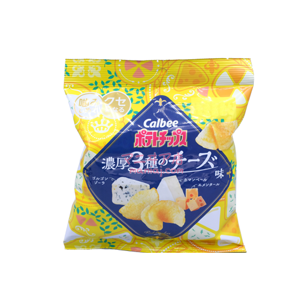 濃厚3種チーズ味ポテトチップス