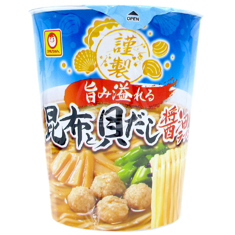 Soy sauce ramen with kombu and clam broth