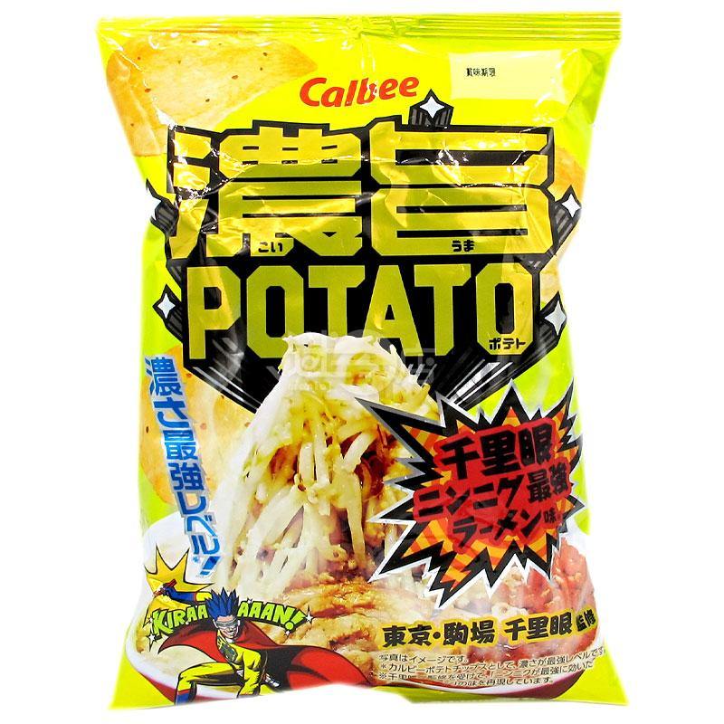 濃旨POTATO 千里眼大蒜最強拉麵味薯片 - 迷日店 maniaj.com