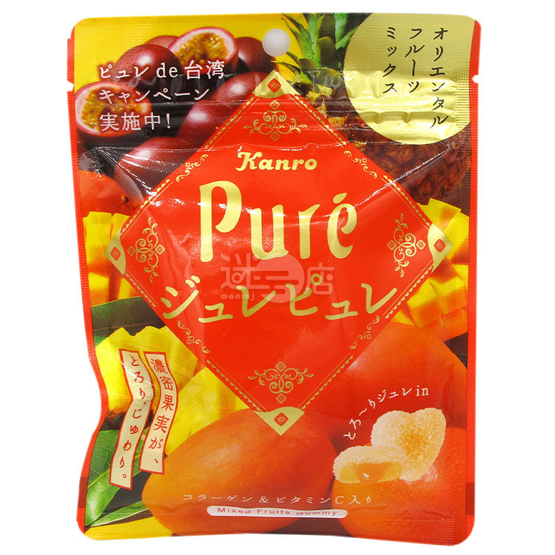 Oriental Fruit Flavored Heart Gummies