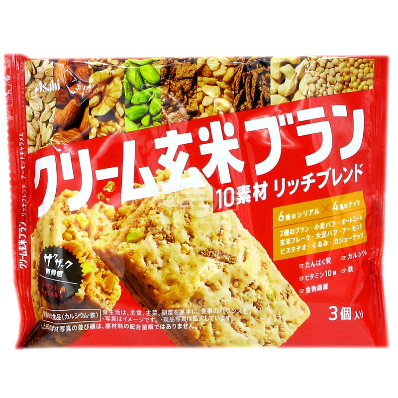 玄米餅 アーモンドキャラメルクリーム添え