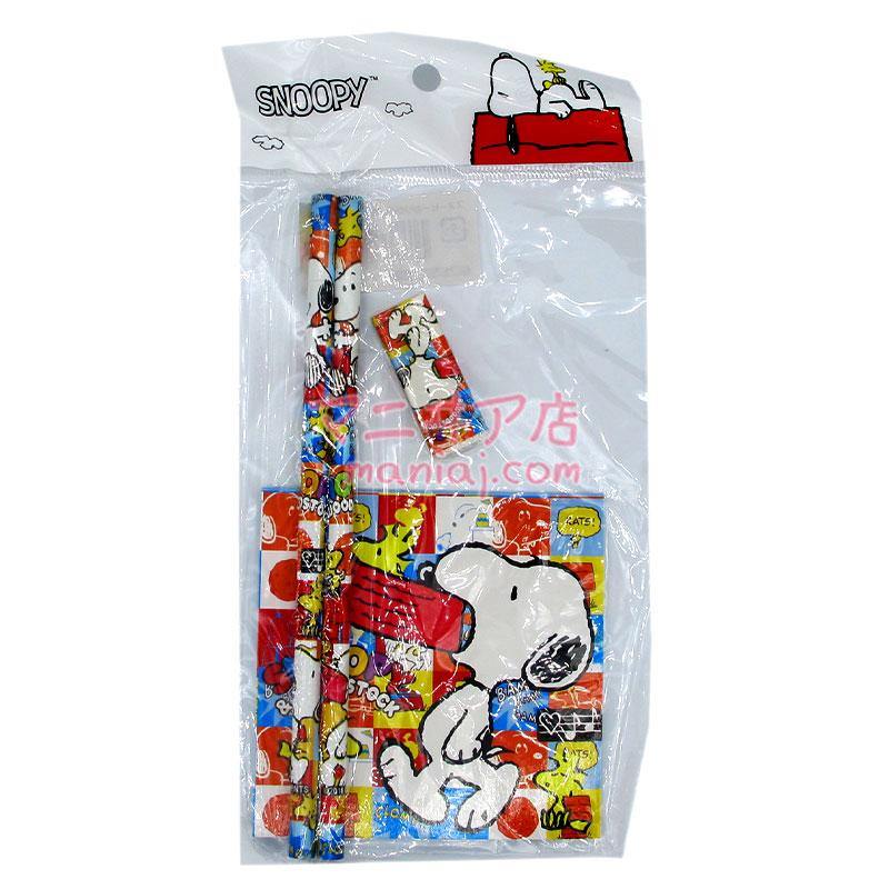 Snoopy文具套裝 (隨機款式) - 迷日店 maniaj.com