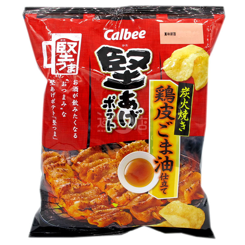 鶏皮炭火焼 ごま油ハードポテトチップス