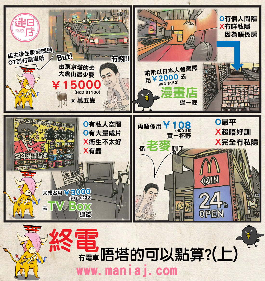 【迷日漫畫 – 趕唔切尾班車可以點?(上篇)😱】