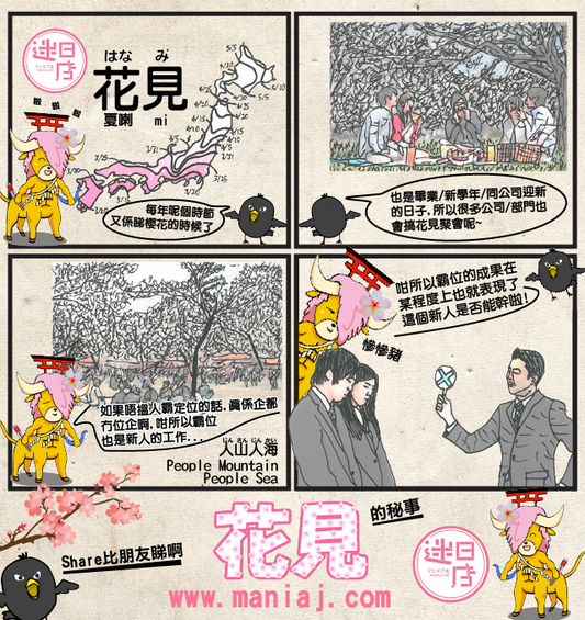 【迷日漫畫 – 花見的秘事🌸】