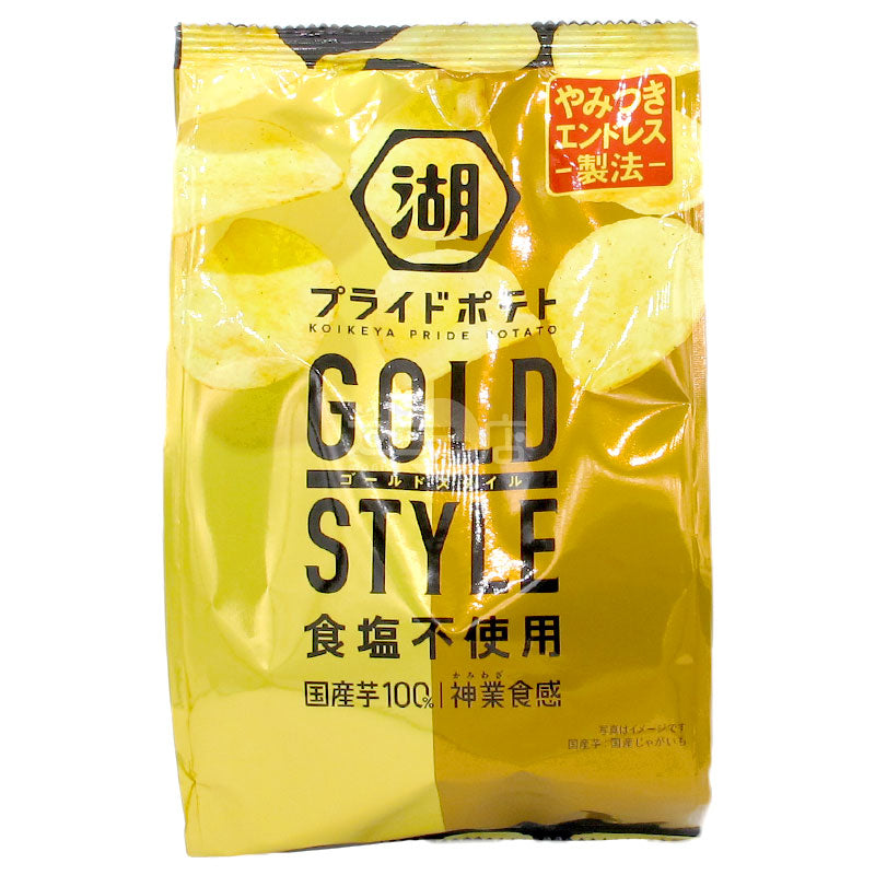 PRIDE POTATO GOLD STYLE 無塩ポテトチップス