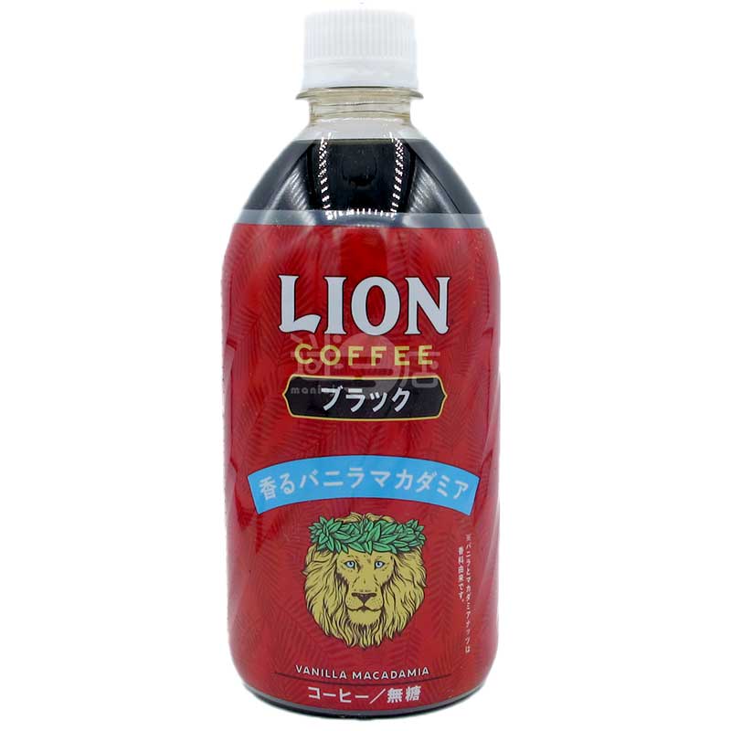 便利店限定 LION 雲呢拿夏威夷果仁味無糖黑咖啡
