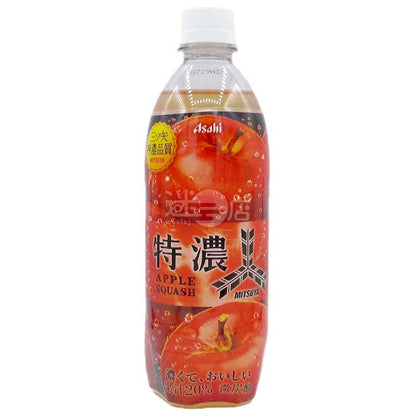 三矢 微碳酸特濃香甜蘋果汁飲品 500ml瓶裝