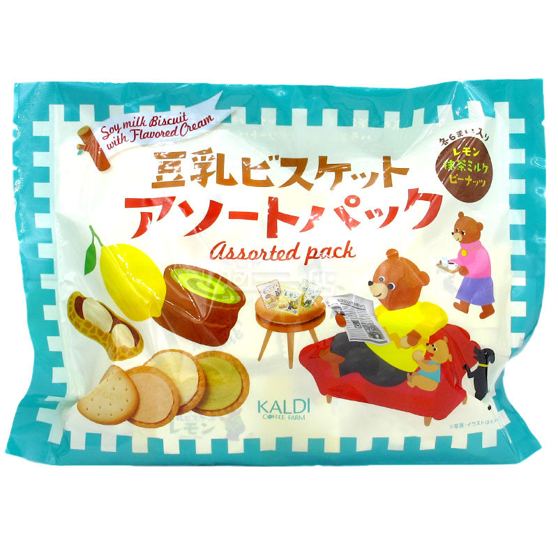 醇厚豆漿忌廉夾心餅 檸檬&抹茶牛奶&花生味