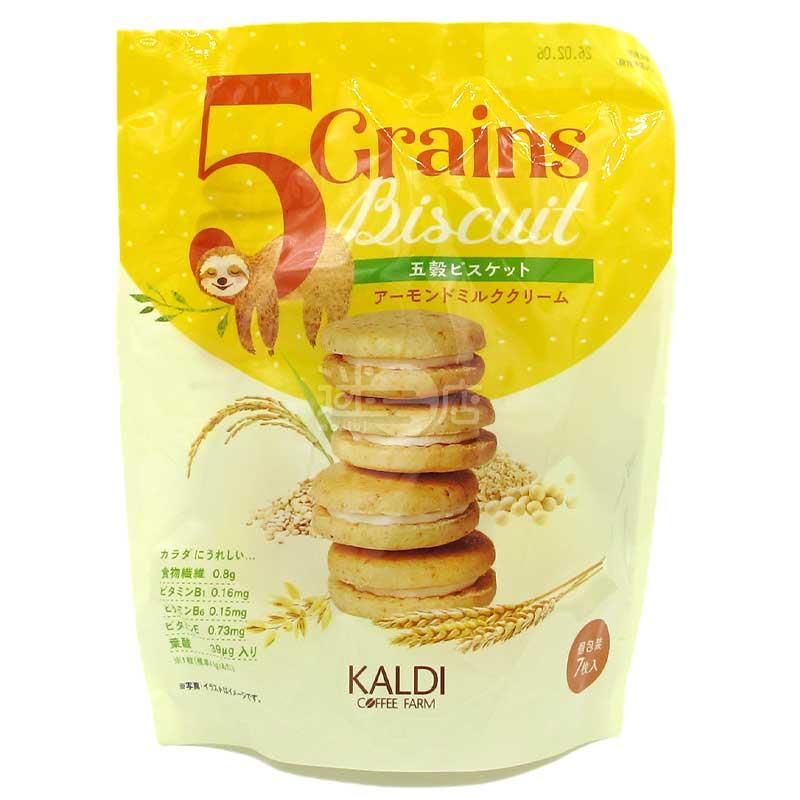 杏仁奶忌廉夾心5種穀物餅乾