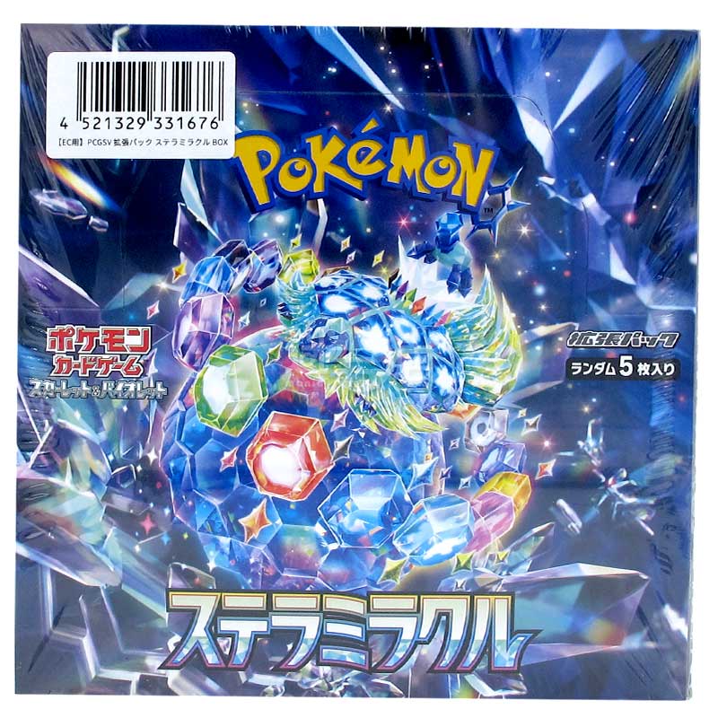 Pokemon寶可夢 朱&紫卡牌遊戲擴充包 星晶奇跡 日版原盒