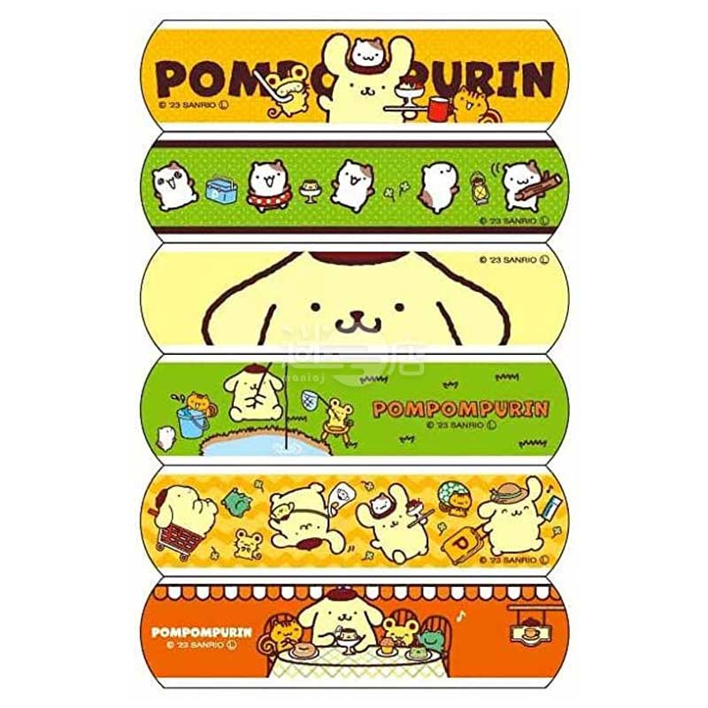 CUTE AID 布甸狗 日本製急救膠布6款 18片裝