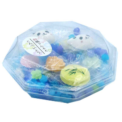 京都和風波子汽水糖&金平糖 可愛熊貓款