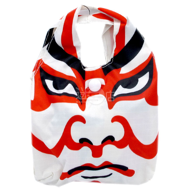 日本傳統風格便攜購物袋/環保袋 歌舞伎妝