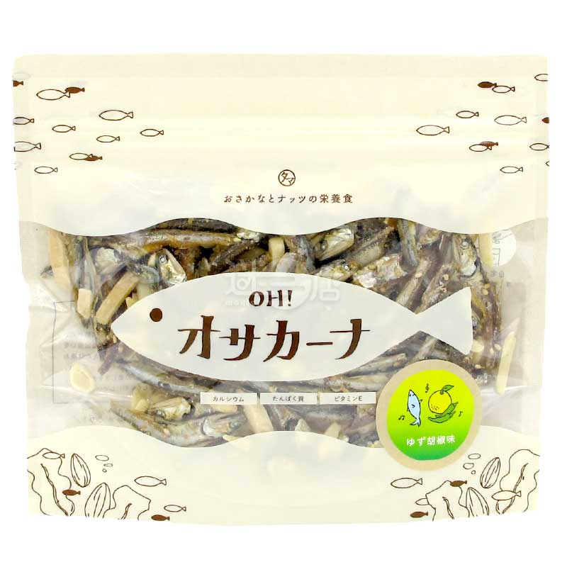 OH!Osakana 補鈣營養小食 柚子胡椒味杏仁小魚乾