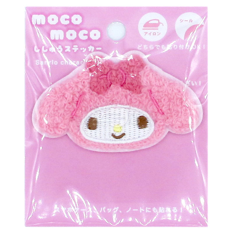 Sanrio角色 可愛絨毛刺繡裝飾貼 My Melody