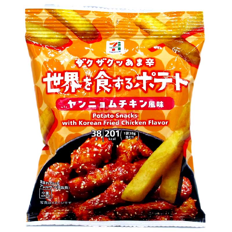 便利店限定 征服世界的甜辣薯條 韓式炸雞味