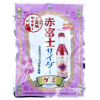 紅富士山葡萄梳打味軟糖
