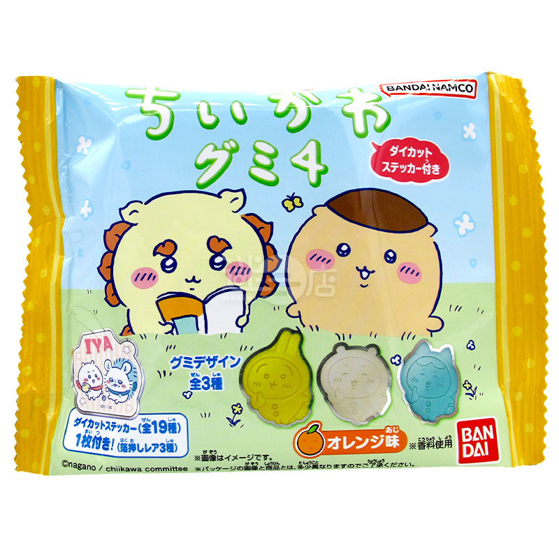 Chiikawa吉伊卡哇 可愛造型橙味軟糖 連貼紙1張