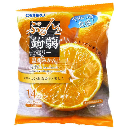 濃濃果汁感蒟蒻啫喱 溫州蜜柑味