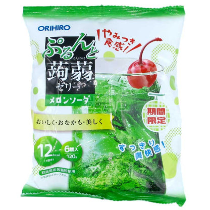 期間限定 清爽口感蒟蒻啫喱 蜜瓜梳打味