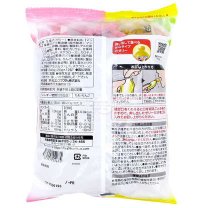 濃厚フルーツ感蒟蒻ゼリー マンゴー＋白桃味