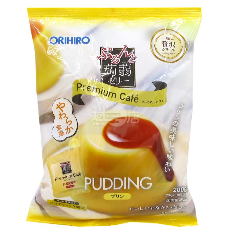 Premium Cafe 柔軟口感蒟蒻啫喱 焦糖布甸味