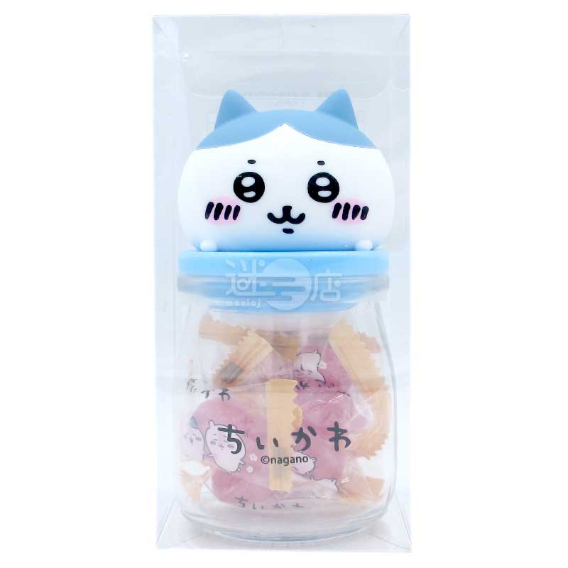 Chiikawa吉伊卡哇 小八貓可愛造型糖果瓶 連糖果