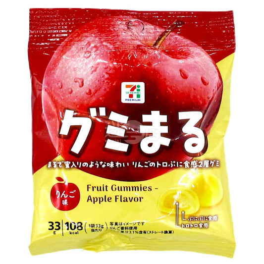 便利店限定 蘋果果汁黏彈雙層口感軟糖