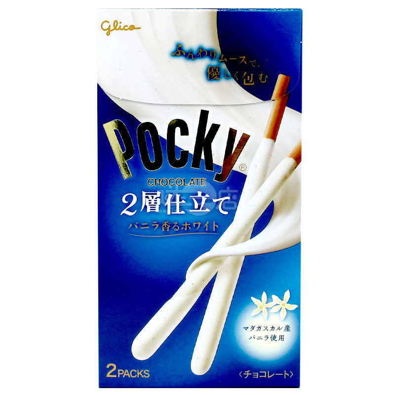 Pocky 雙層雲呢拿香白朱古力可可餅乾條
