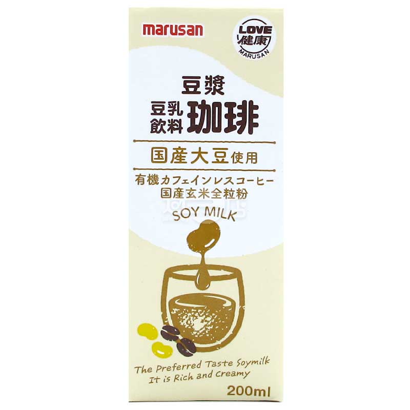 有機無咖啡因咖啡糙米豆漿豆乳飲品