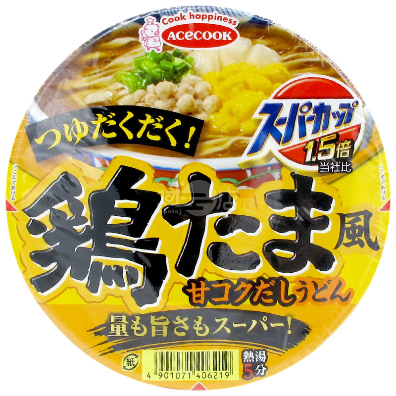 Super Cup 1.5倍 雞肉雞蛋風味濃郁湯烏冬