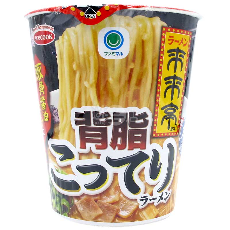 便利店限定 來來亭 豚骨醬油濃厚背脂拉麵