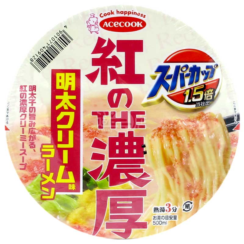 Super Cup 1.5倍 紅之THE濃厚明太忌廉味拉麵